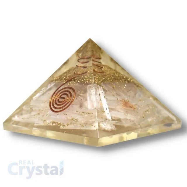 Selenite Orgonite Pyramid