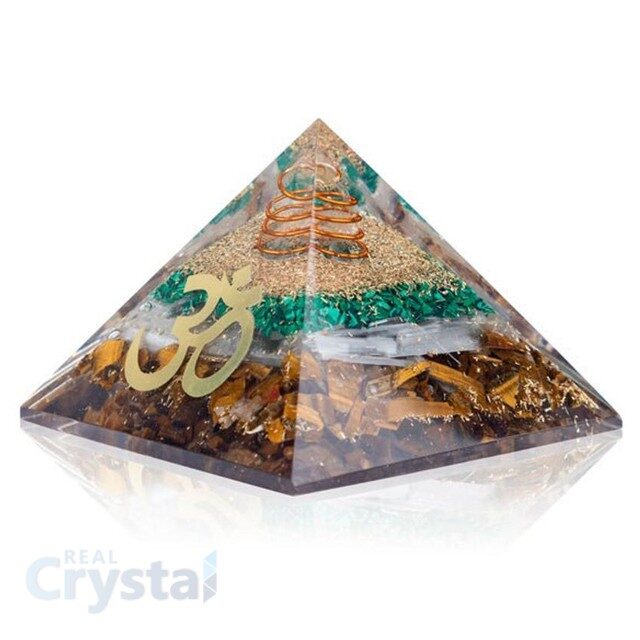 Tiger Eye Orgone Pyramid