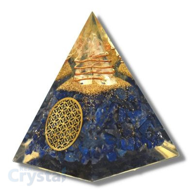 Lapis Lazuli Nubian Orgonite Pyramid
